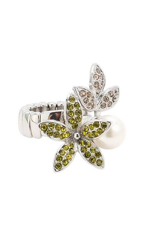 COLLEZIONE ALESSANDRO Fingerring Blütenzauber von COLLEZIONE ALESSANDRO
