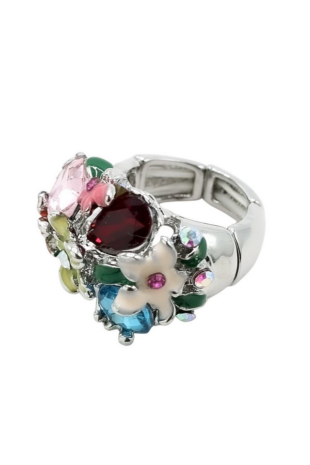 COLLEZIONE ALESSANDRO Fingerring Blumenwiese von COLLEZIONE ALESSANDRO