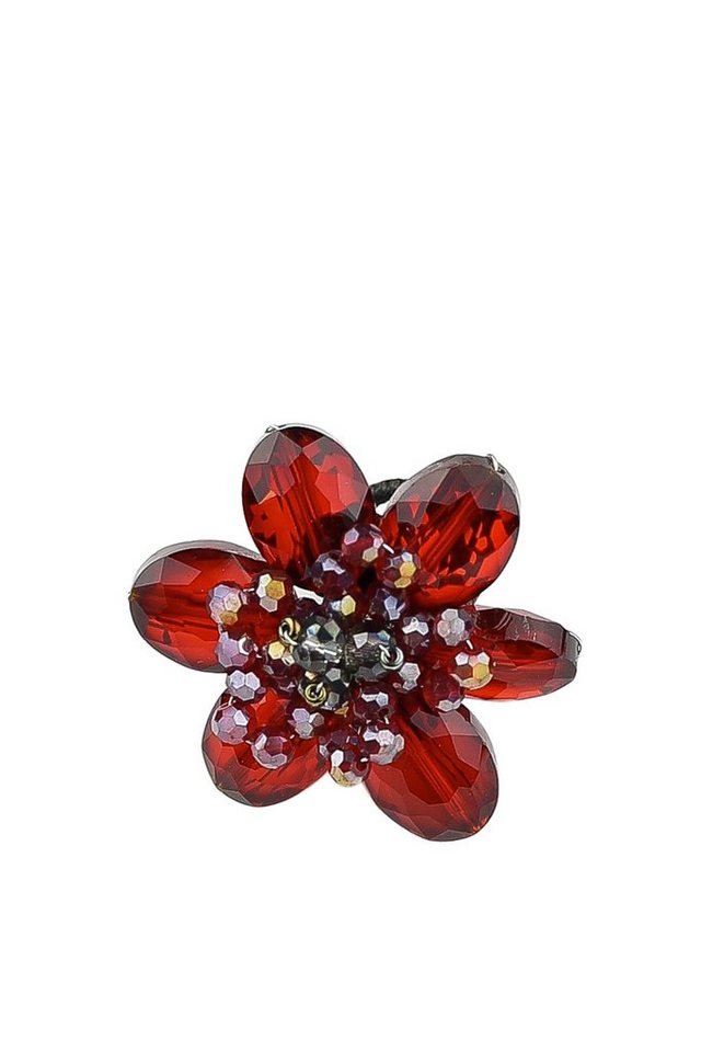 COLLEZIONE ALESSANDRO Fingerring Strassblume von COLLEZIONE ALESSANDRO