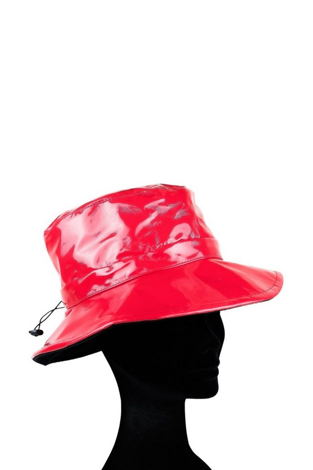 COLLEZIONE ALESSANDRO Fischerhut Urban (1-St) im Lack-Look, Made in Italy von COLLEZIONE ALESSANDRO