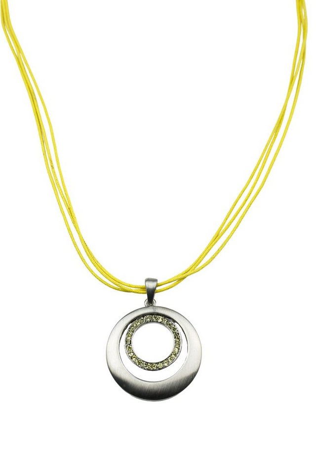 COLLEZIONE ALESSANDRO Kette mit Anhänger Chania, mit kleinen Glassteinen von COLLEZIONE ALESSANDRO