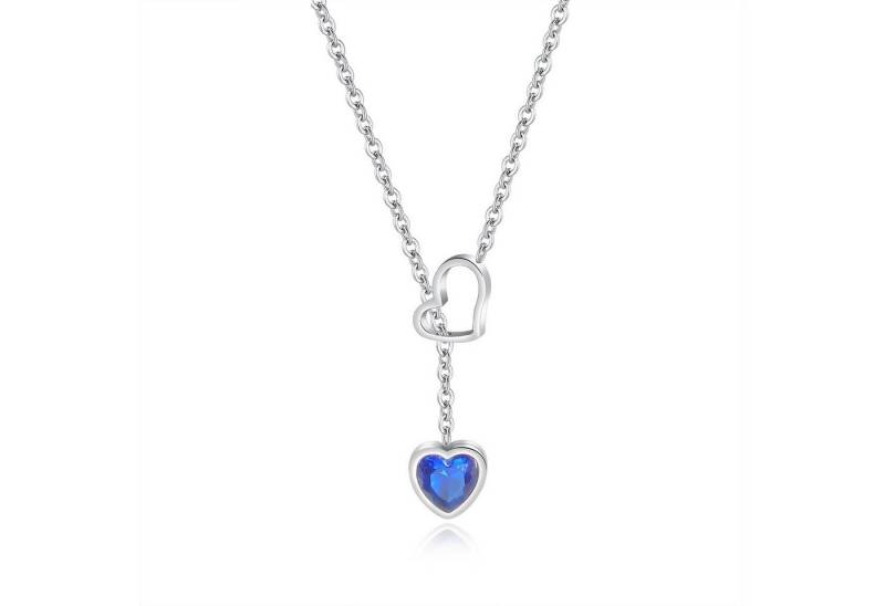 COLLEZIONE ALESSANDRO Kette mit Anhänger Cuore, mit Glasstein von COLLEZIONE ALESSANDRO