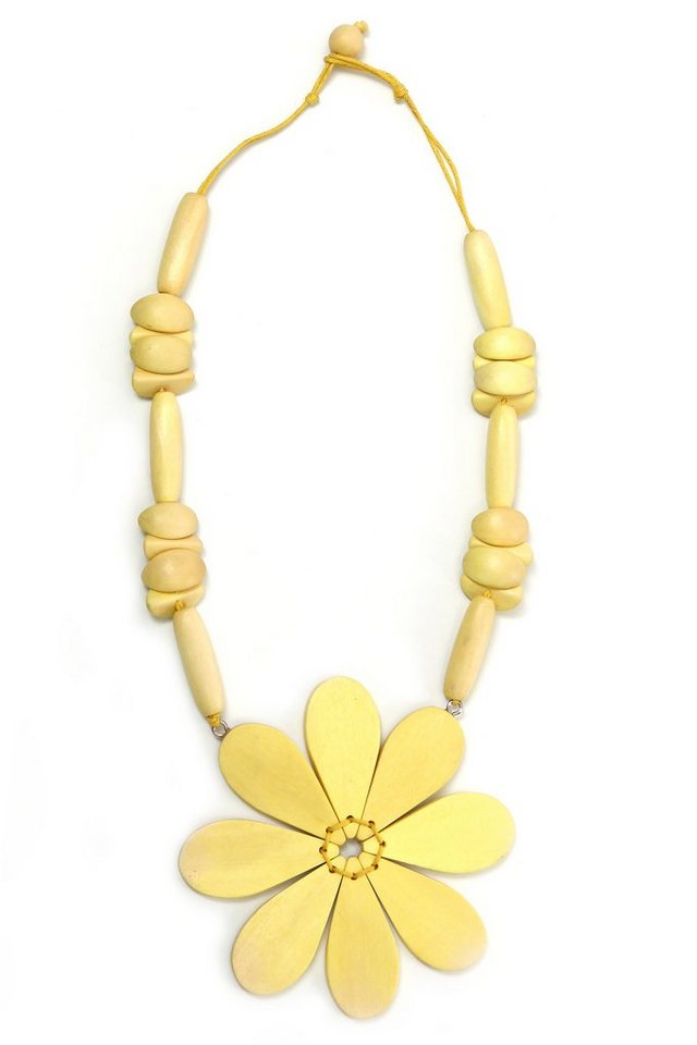 COLLEZIONE ALESSANDRO Kette mit Anhänger Delia, mit unterschiedlichen Holzperlen COLLEZIONE ALESSANDRO Kette mit Anhänger Delia, mit unterschiedlichen Holzperlen von COLLEZIONE ALESSANDRO
