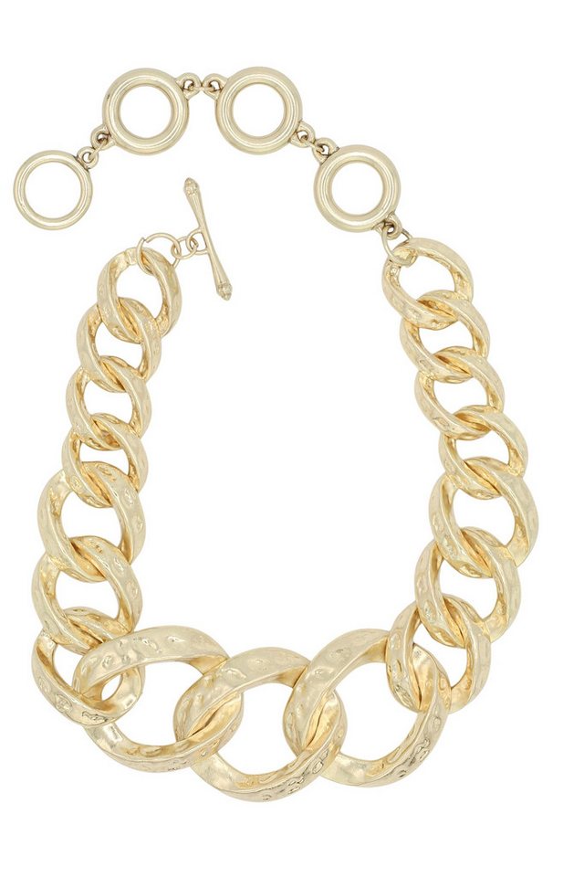 COLLEZIONE ALESSANDRO Kette mit Anhänger GlamChain, Statementkette mit großen Gliedern von COLLEZIONE ALESSANDRO