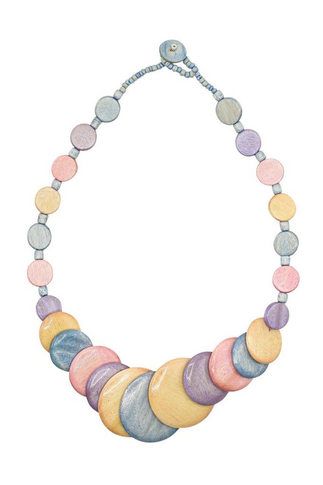 COLLEZIONE ALESSANDRO Kette mit Anhänger Gwen, mit Holzscheiben von COLLEZIONE ALESSANDRO