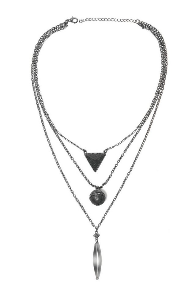 COLLEZIONE ALESSANDRO Kette mit Anhänger Hanna, mit drei unterschiedlichen Anhängern von COLLEZIONE ALESSANDRO