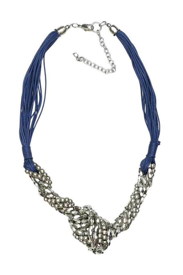 COLLEZIONE ALESSANDRO Kette mit Anhänger Hera, mehrere Reihen aus Metallperlen geknotet von COLLEZIONE ALESSANDRO