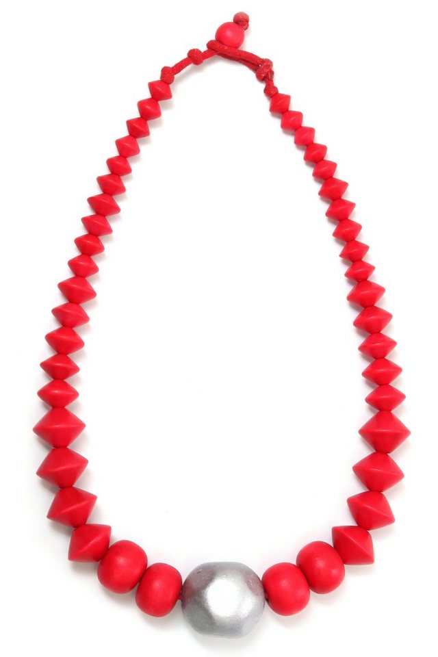 COLLEZIONE ALESSANDRO Kette mit Anhänger Kara, mit Holzperlen von COLLEZIONE ALESSANDRO
