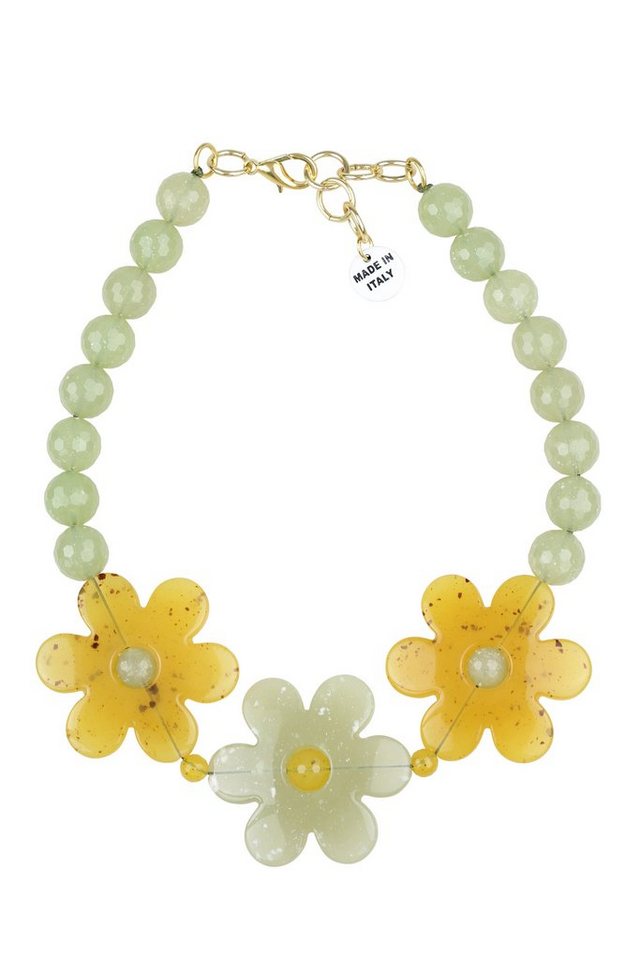 COLLEZIONE ALESSANDRO Kette mit Anhänger Lana, mit Blumenanhängern von COLLEZIONE ALESSANDRO