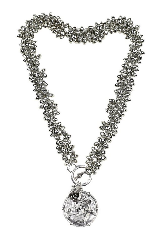 COLLEZIONE ALESSANDRO Kette mit Anhänger Leiria, mit vielen kleinen Metallperlen von COLLEZIONE ALESSANDRO