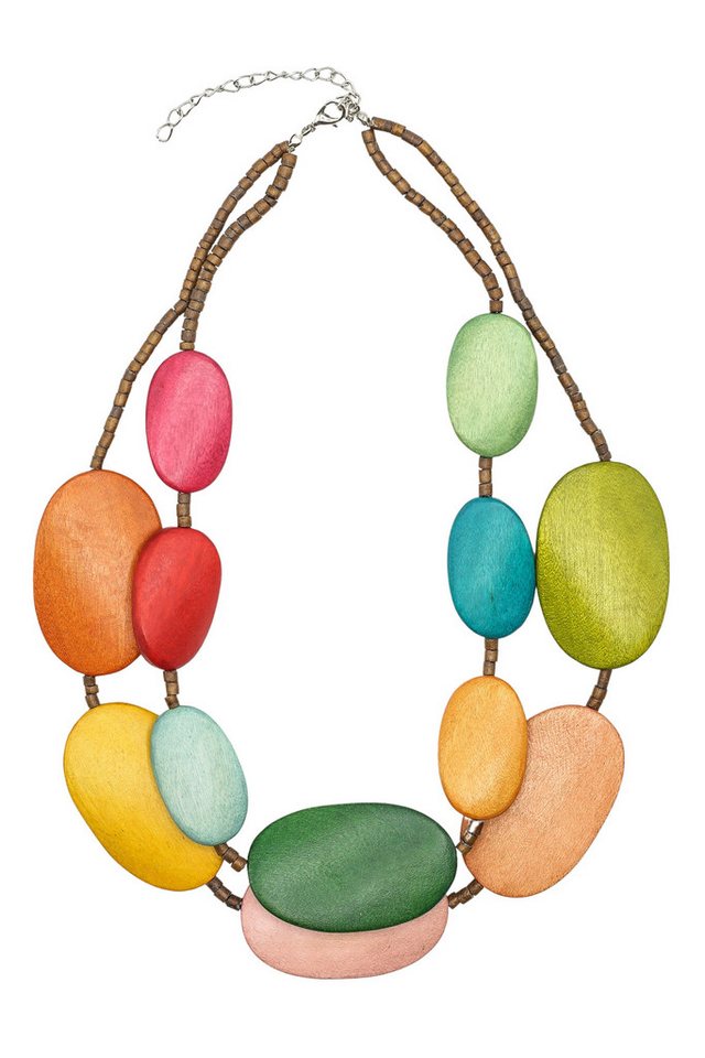 COLLEZIONE ALESSANDRO Kette mit Anhänger Maricel, Holzelemente in verschiedenen Größen und Formen COLLEZIONE ALESSANDRO Kette mit Anhänger Maricel, Holzelemente in verschiedenen Größen und Formen von COLLEZIONE ALESSANDRO