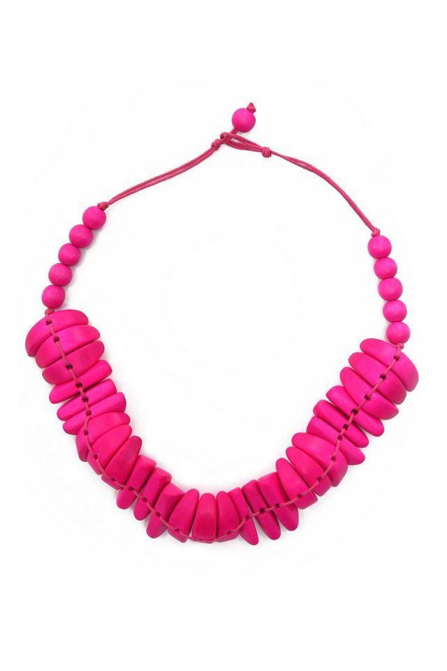 COLLEZIONE ALESSANDRO Kette mit Anhänger Tina, trendstarke Kette aus Holz von COLLEZIONE ALESSANDRO