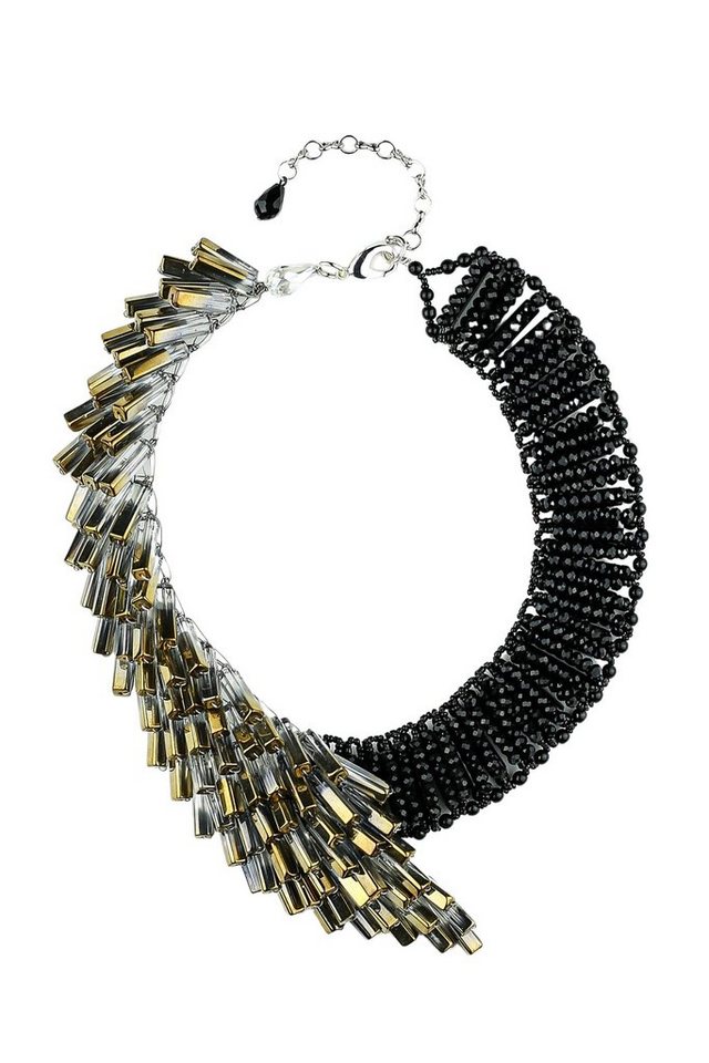 COLLEZIONE ALESSANDRO Kette mit Anhänger Onyx, aus verschiedenen Glasperlen von COLLEZIONE ALESSANDRO