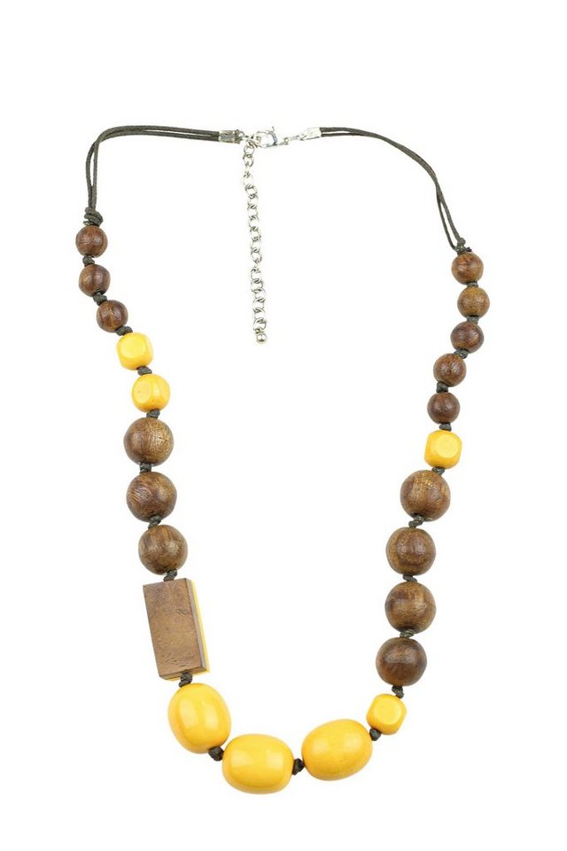 COLLEZIONE ALESSANDRO Kette mit Anhänger Patna, Kette mit Kunstharzperlen von COLLEZIONE ALESSANDRO
