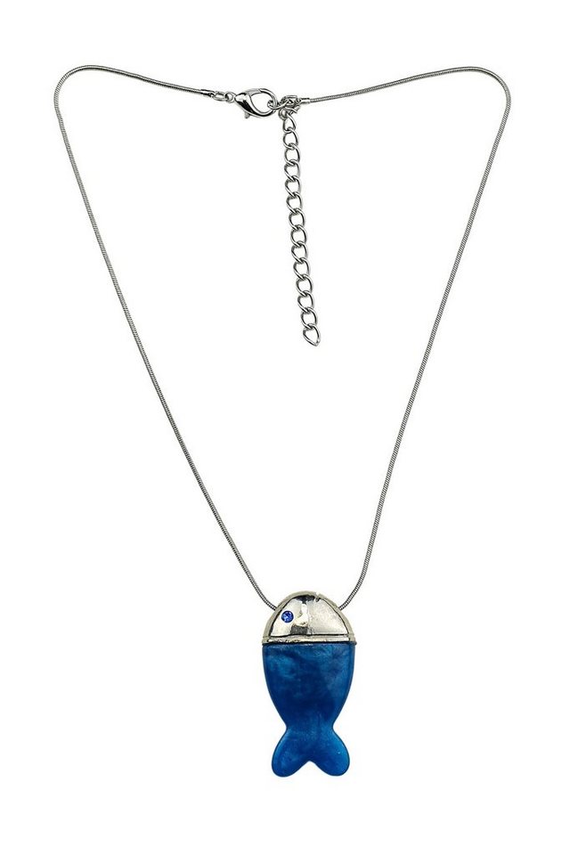 COLLEZIONE ALESSANDRO Kette mit Anhänger Pescare, mit kleinem Fischanhänger von COLLEZIONE ALESSANDRO