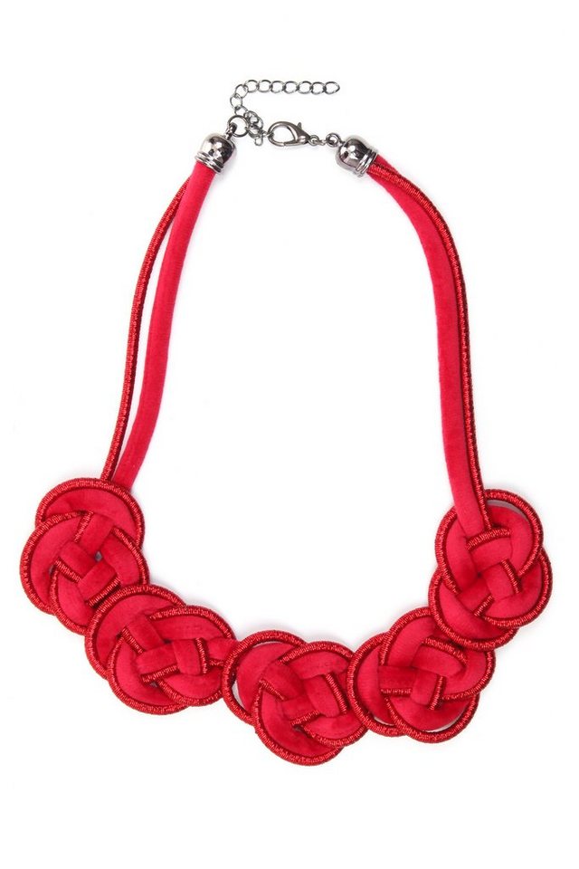 COLLEZIONE ALESSANDRO Kette mit Anhänger Ronda, handgeknotet von COLLEZIONE ALESSANDRO