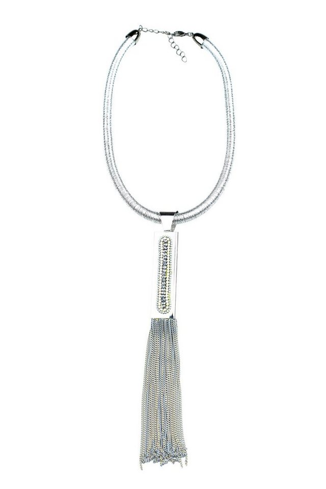 COLLEZIONE ALESSANDRO Kette mit Anhänger Strass, Anhänger mit Glassteinen besetzt von COLLEZIONE ALESSANDRO
