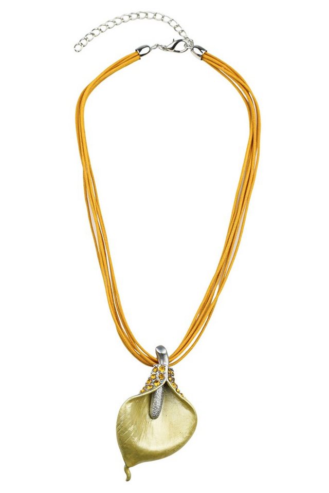 COLLEZIONE ALESSANDRO Kette mit Anhänger Toledo, mit Blütenanhänger von COLLEZIONE ALESSANDRO