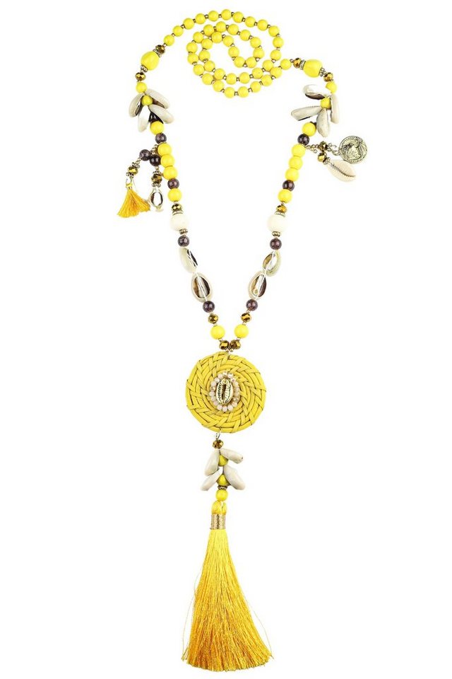 COLLEZIONE ALESSANDRO Lange Kette Bahli, mit echten Glasperlen von COLLEZIONE ALESSANDRO