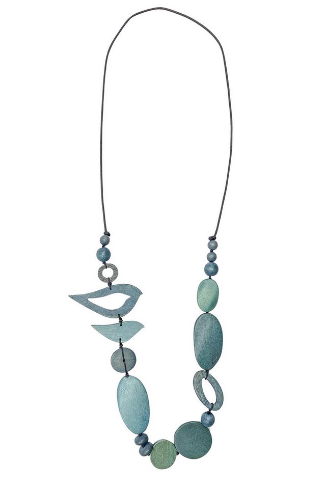 COLLEZIONE ALESSANDRO Lange Kette Birds, aus Holzperlen in verschiedenen Farben und Formen von COLLEZIONE ALESSANDRO