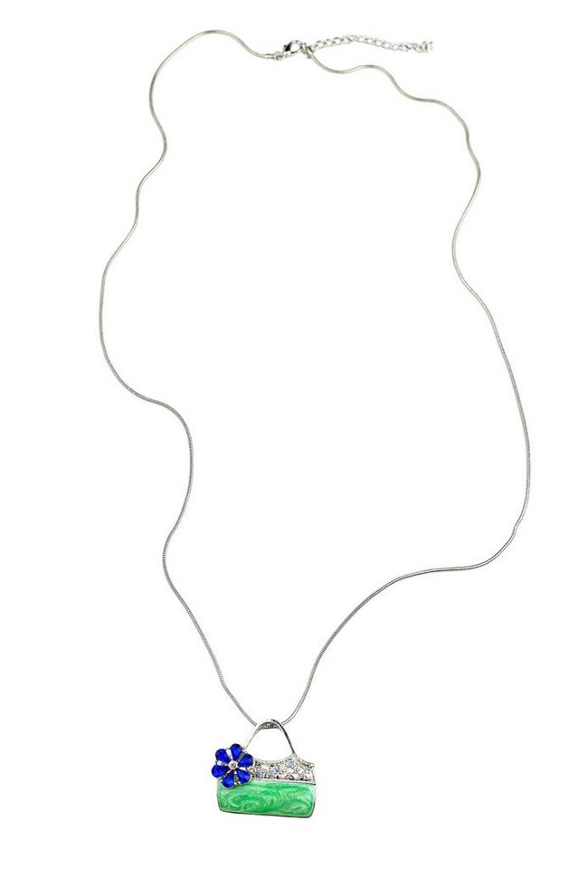 COLLEZIONE ALESSANDRO Lange Kette Borsa, mit Anhänger in Handtaschenform von COLLEZIONE ALESSANDRO
