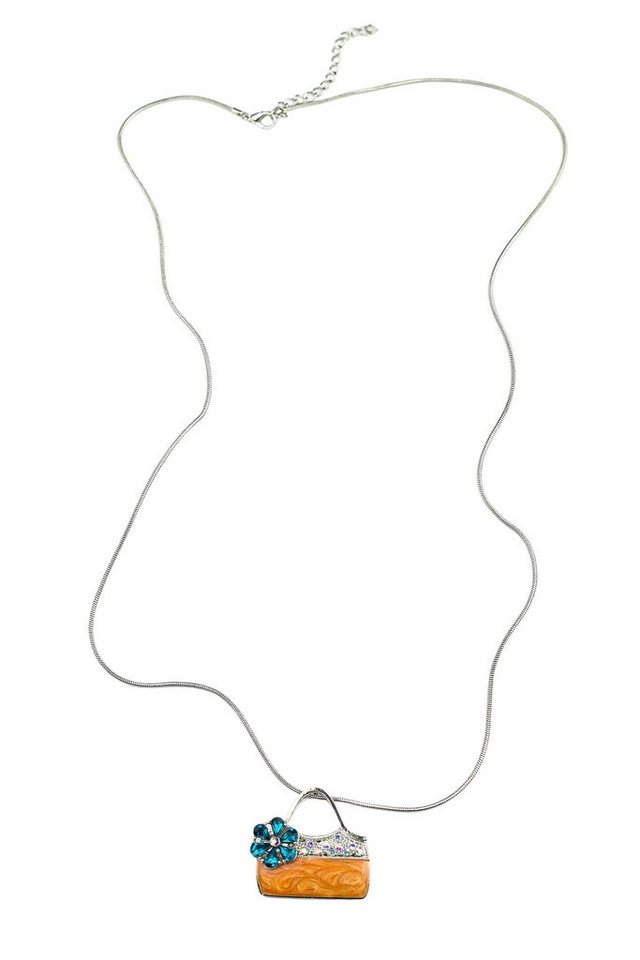 COLLEZIONE ALESSANDRO Lange Kette Borsa, mit Anhänger in Handtaschenform von COLLEZIONE ALESSANDRO