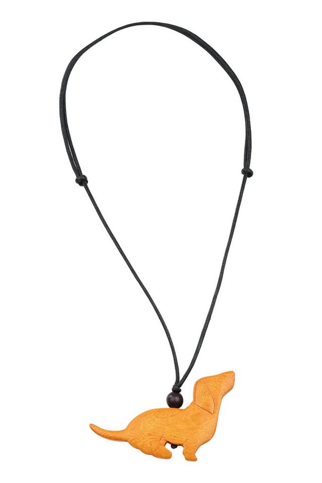 COLLEZIONE ALESSANDRO Lange Kette Butuan, aus echtem Holz von COLLEZIONE ALESSANDRO