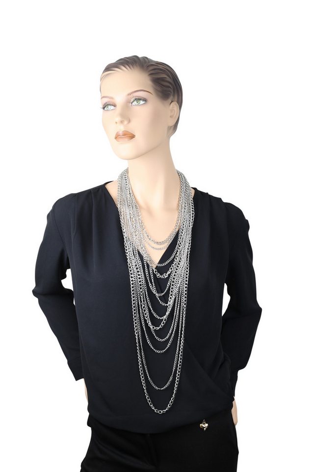 COLLEZIONE ALESSANDRO Lange Kette Cascade, 12-reihige Gliederkette von COLLEZIONE ALESSANDRO