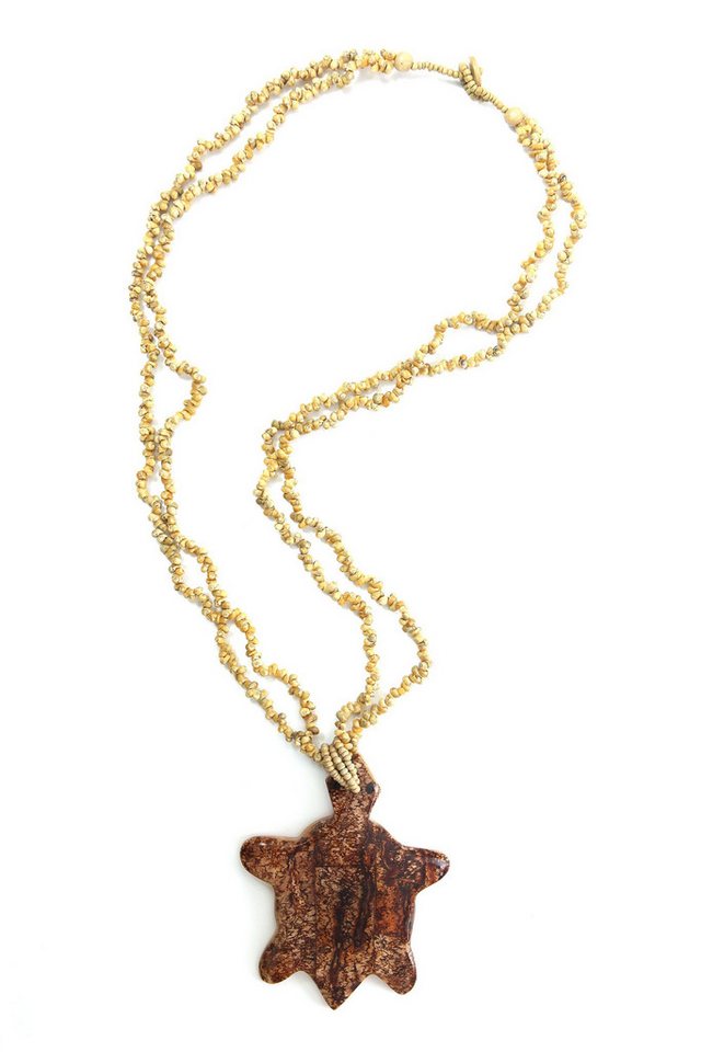 COLLEZIONE ALESSANDRO Lange Kette Dina, Anhänger mit Rinde laminiert COLLEZIONE ALESSANDRO Lange Kette Dina, Anhänger mit Rinde laminiert von COLLEZIONE ALESSANDRO
