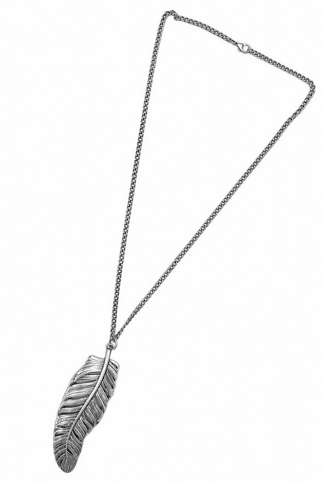 COLLEZIONE ALESSANDRO Lange Kette Feder, mit Federanhänger von COLLEZIONE ALESSANDRO