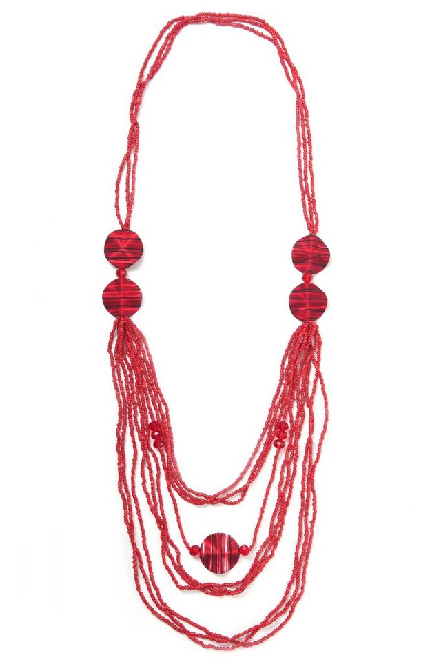 COLLEZIONE ALESSANDRO Lange Kette Laren, handbemalten Kunststoffelemente von COLLEZIONE ALESSANDRO
