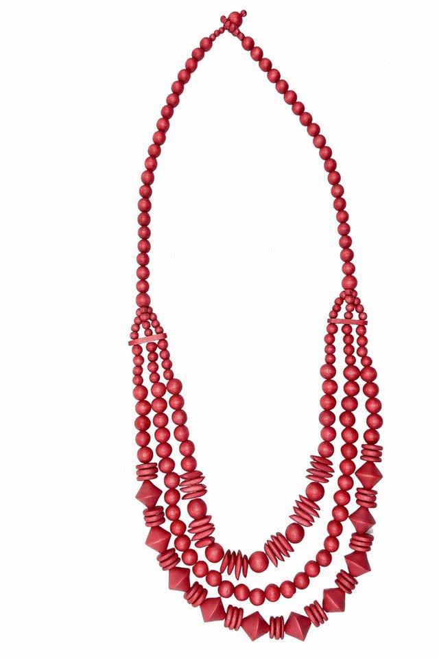 COLLEZIONE ALESSANDRO Lange Kette Maricar, Holzperlen in verschiedenen Formen und Größen COLLEZIONE ALESSANDRO Lange Kette Maricar, Holzperlen in verschiedenen Formen und Größen von COLLEZIONE ALESSANDRO