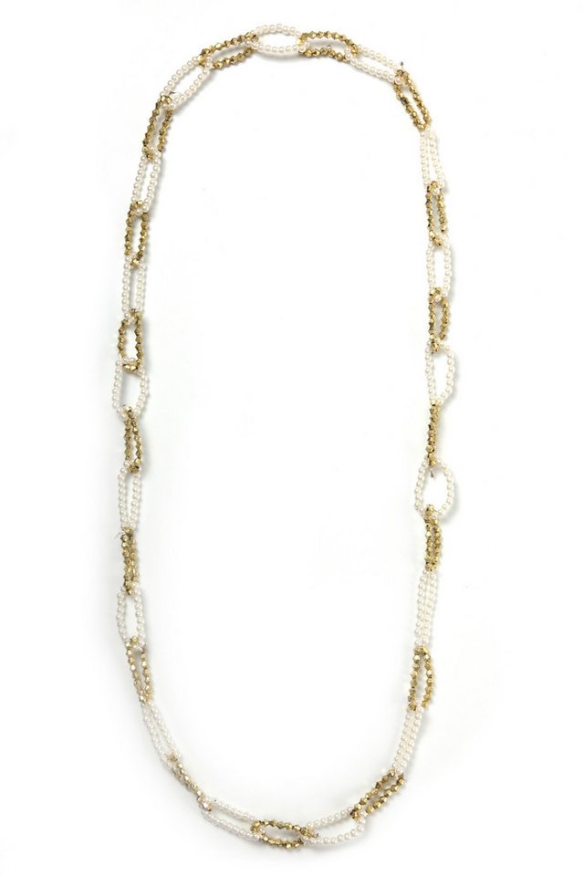 COLLEZIONE ALESSANDRO Lange Kette Nike, mit metallisierten Kunststoffperlen von COLLEZIONE ALESSANDRO