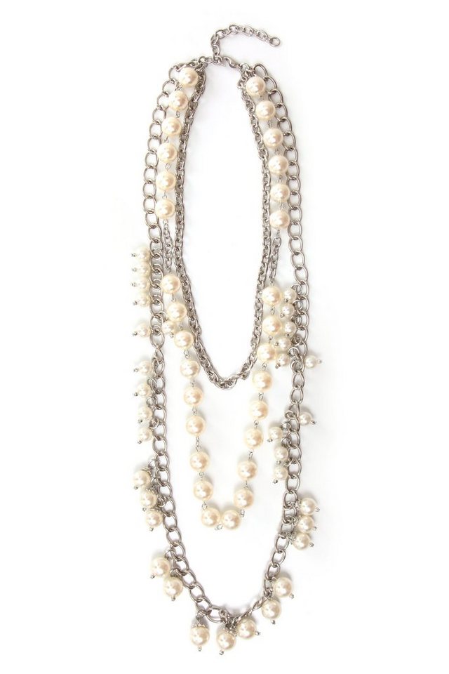 COLLEZIONE ALESSANDRO Lange Kette Paris, mit unterschiedlichen Perlen von COLLEZIONE ALESSANDRO