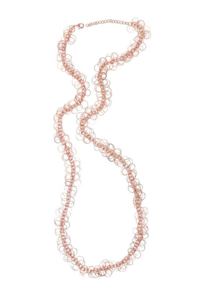 COLLEZIONE ALESSANDRO Lange Kette Paula, mit 100 kleinen Ringen von COLLEZIONE ALESSANDRO