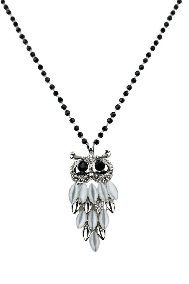 COLLEZIONE ALESSANDRO Lange Kette Peking, mit echten Glassteinen von COLLEZIONE ALESSANDRO