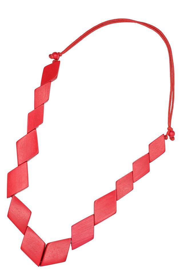 COLLEZIONE ALESSANDRO Lange Kette Raute, aus Holzperlen in Rautenform COLLEZIONE ALESSANDRO Lange Kette Raute, aus Holzperlen in Rautenform von COLLEZIONE ALESSANDRO