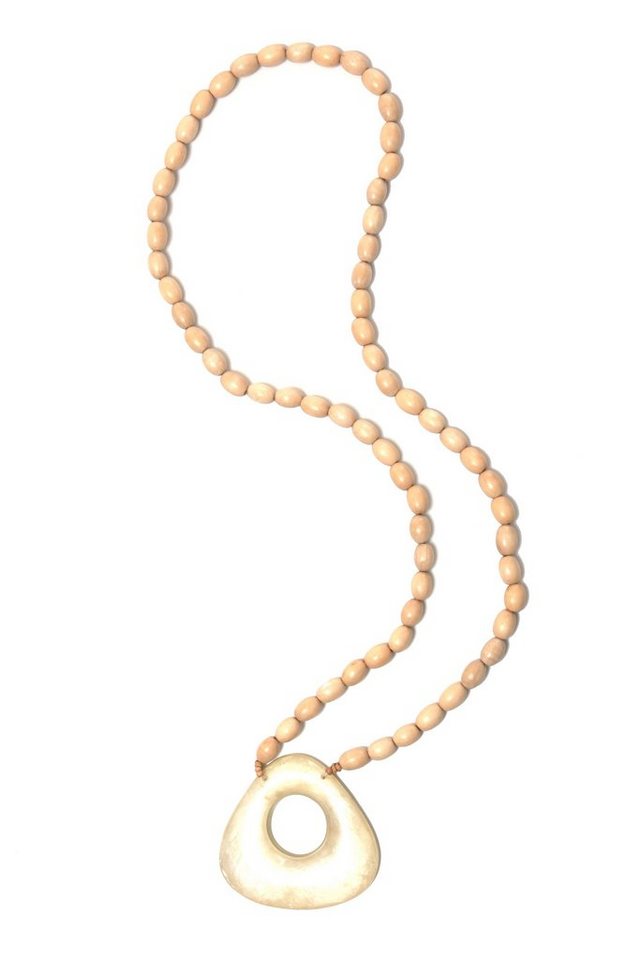 COLLEZIONE ALESSANDRO Lange Kette Rose, mit Muschelanhänger von COLLEZIONE ALESSANDRO