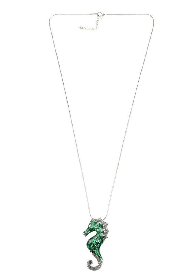 COLLEZIONE ALESSANDRO Lange Kette Seahorse, mit Seepferdchenanhänger von COLLEZIONE ALESSANDRO