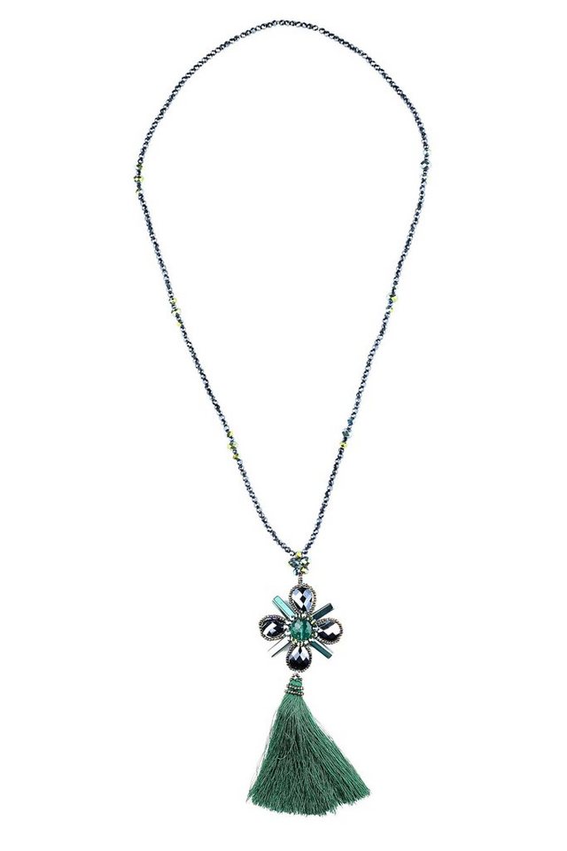 COLLEZIONE ALESSANDRO Lange Kette Strass, mit echten Glasperlen von COLLEZIONE ALESSANDRO