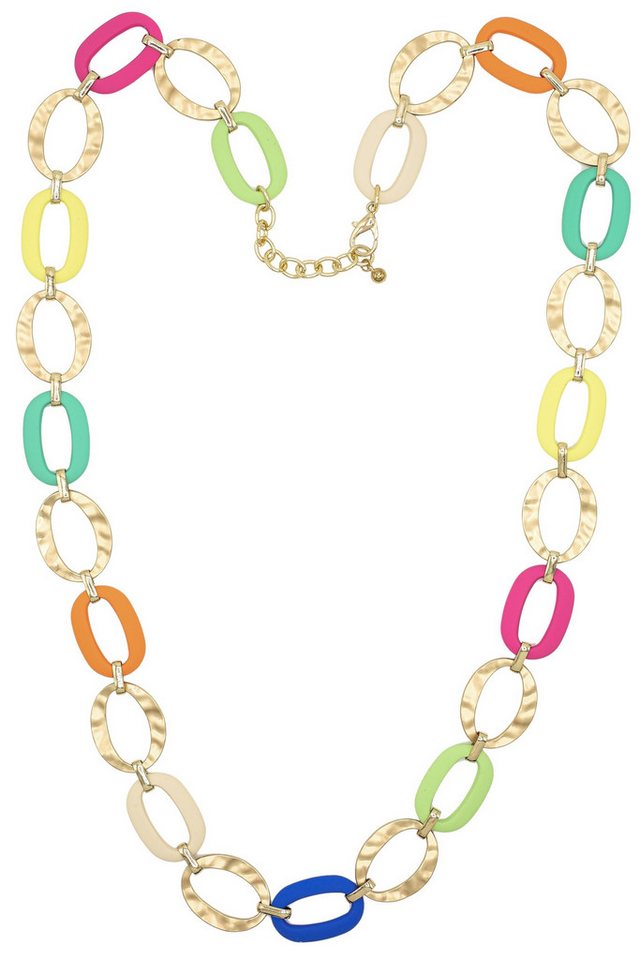 COLLEZIONE ALESSANDRO Lange Kette Summer Vibes, bunte Gliederkette von COLLEZIONE ALESSANDRO