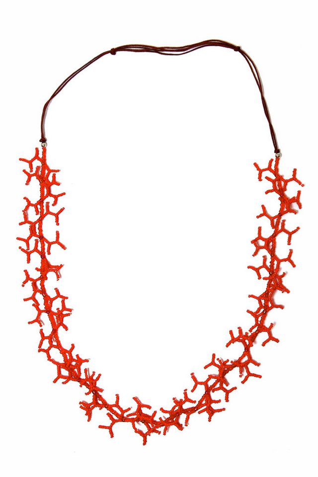 COLLEZIONE ALESSANDRO Lange Kette Toni, Lange Kette in Korallenoptik von COLLEZIONE ALESSANDRO