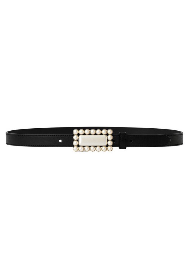 COLLEZIONE ALESSANDRO Ledergürtel Coco aus echtem Leder, mit Perlen, Made in Italy von COLLEZIONE ALESSANDRO