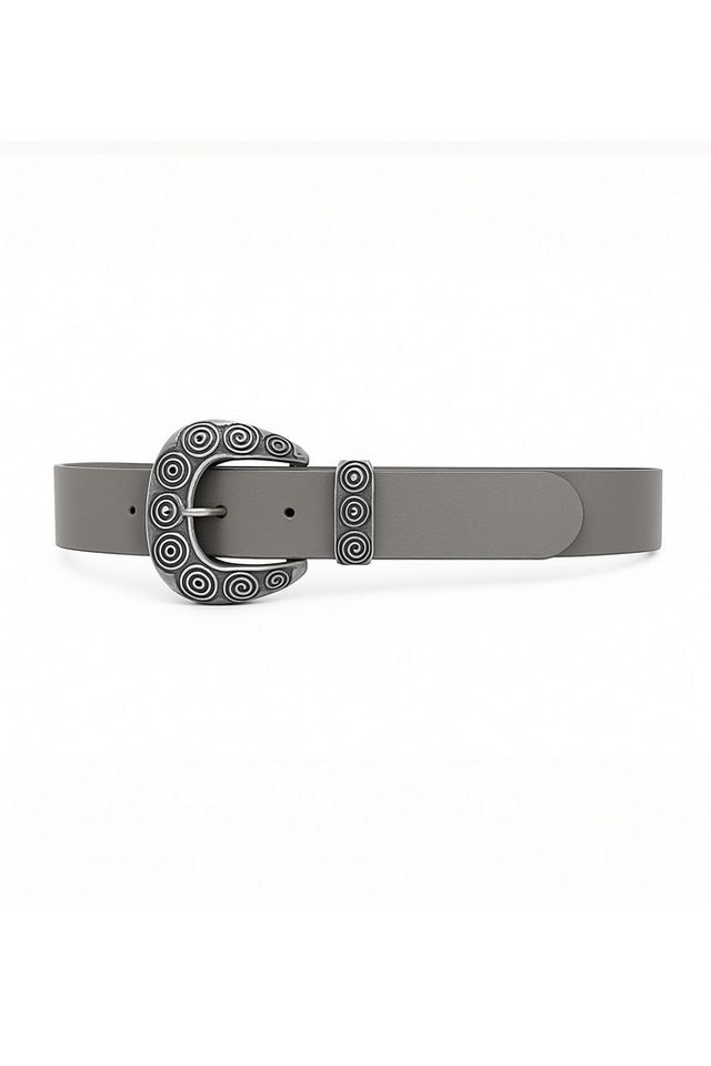 COLLEZIONE ALESSANDRO Ledergürtel Curve aus echtem Leder, Made in Italy von COLLEZIONE ALESSANDRO
