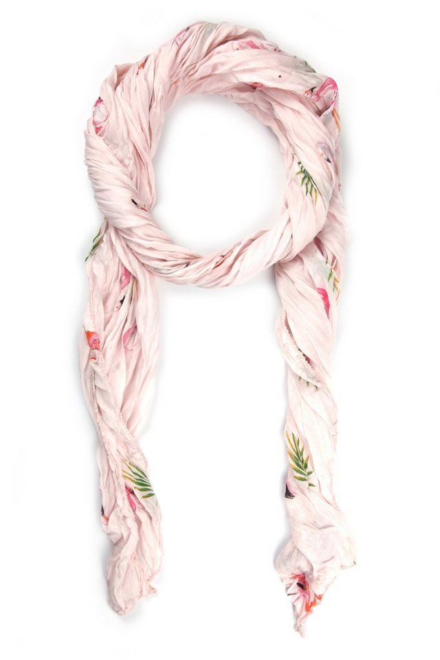 COLLEZIONE ALESSANDRO Modeschal Aluna, (1-St), mit Flamingos von COLLEZIONE ALESSANDRO