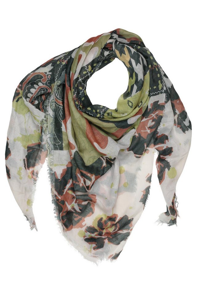 COLLEZIONE ALESSANDRO Modeschal Army, (1-St), im XXL-Format in modischem Design von COLLEZIONE ALESSANDRO