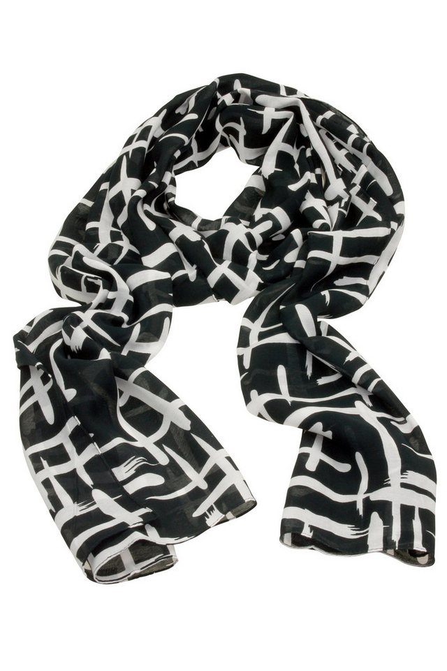 COLLEZIONE ALESSANDRO Modeschal Eleonore, (1-St), mit gestreiftem, modern-elegantem Design von COLLEZIONE ALESSANDRO