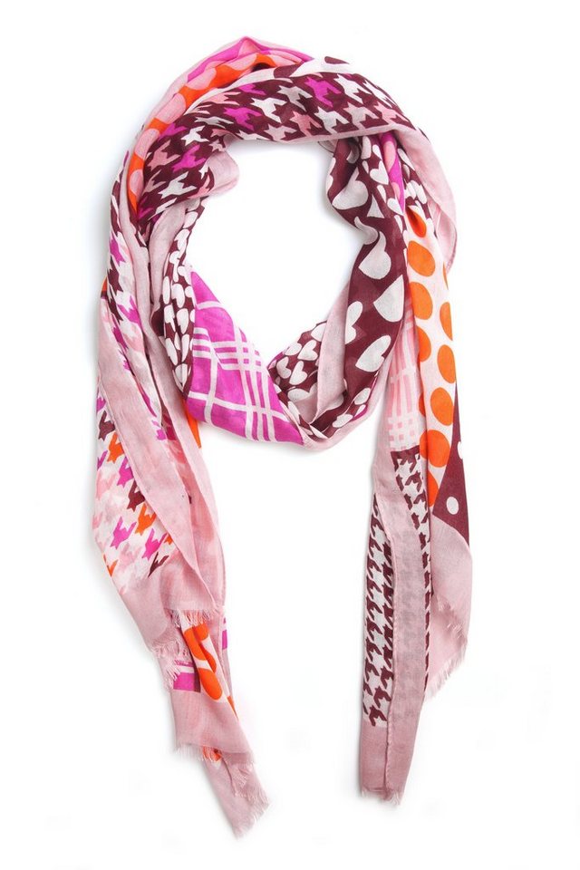 COLLEZIONE ALESSANDRO Modeschal Gaby, (1-St), in buntem Mix aus Farben und Formen von COLLEZIONE ALESSANDRO