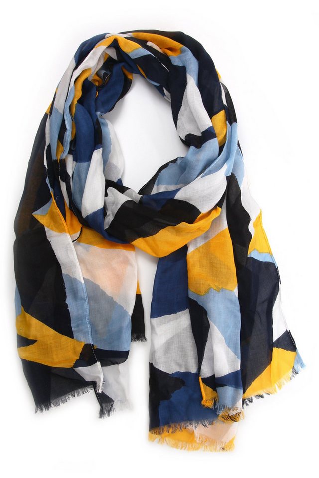 COLLEZIONE ALESSANDRO Modeschal Geo, (1-St), mit tollen Farben und Formen von COLLEZIONE ALESSANDRO