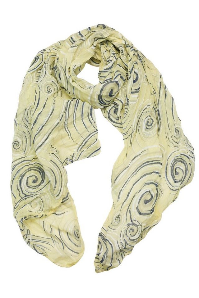 COLLEZIONE ALESSANDRO Modeschal Himmel, (1-St), mit Seidenanteil, Made in Italy von COLLEZIONE ALESSANDRO